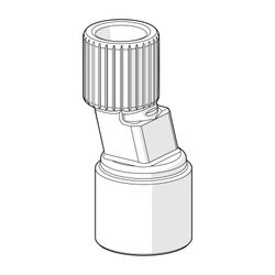 Hansa Exzenter-Anschluss G 3/4" x G 1/2", 59910254... HANSA-59910254 4015474825574 (Abb. 1)