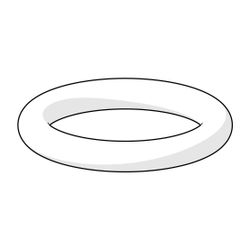 Hansa O-Ring Durchmesser 13,5x2,75mm, 59910551... HANSA-59910551 4015474839694 (Abb. 1)