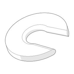 Hansa Ring für Unterputz-Einbaukörper, 59910694... HANSA-59910694 4015474847972 (Abb. 1)