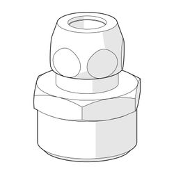 Hansa Verbindungsnippel 59910940 G3/4 x G3/8... HANSA-59910940 4015474885257 (Abb. 1)