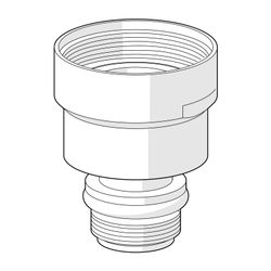 Hansa Perlator mit Kugelgelenk für Bidetarmatur, 59910952... HANSA-59910952 4015474743229 (Abb. 1)