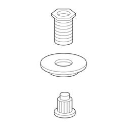 Hansa Adapter für Unterputz-Einbaukörper, 59911033... HANSA-59911033 4015474890220 (Abb. 1)