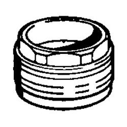 Hansa Gegenmutter M52x1, AF 45, 59911161... HANSA-59911161 4015474925625 (Abb. 1)