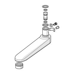 Hansa Auslauf Länge 145mm, Chrom, 59911380... HANSA-59911380 4015474945746 (Abb. 1)