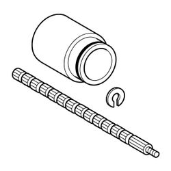 Hansa Verlängerungssatz, 70,5-105,5mm, Chrom, 59911653... HANSA-59911653 4015474022294 (Abb. 1)