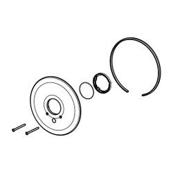 Hansa Rosette, Durchmesser 205mm, Chrom, 59911967... HANSA-59911967 4015474033740 (Abb. 1)