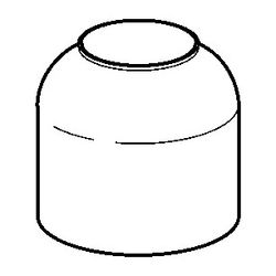 Hansa Abdeckkappe 59912044 Chrom... HANSA-59912044 4015474041370 (Abb. 1)