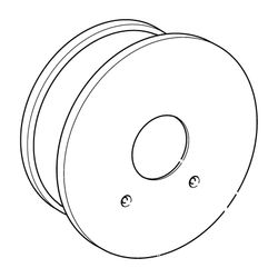 Hansa Deckplatte Durchmesser 188mm, Chrom, 59912124... HANSA-59912124 4015474046610 (Abb. 1)