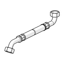 Hansa Anschlussschlauch Länge 99,5cm, G 3/4" x G 3/4", 59912248... HANSA-59912248 4015474062429 (Abb. 1)