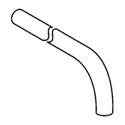 Hansa Brausearm ohne Kopfbrause, G 1/2" x M24x1, bis 2013, Chrom, 59912389... HANSA-59912389 4015474069596 (Abb. 1)