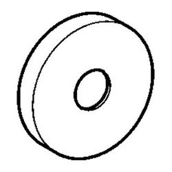 Hansa Rosette, Durchmesser 84mm, Chrom, 59912430... HANSA-59912430 4015474069602 (Abb. 1)