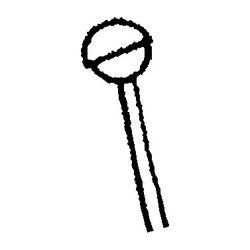 Hansa Zugstange mit Knopf, Chrom, 59912505... HANSA-59912505 4015474072770 (Abb. 1)