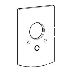 Hansa Rosette für Unterputz-Einbaukörper, Chrom, 59912507... HANSA-59912507 4015474072800 (Abb. 1)