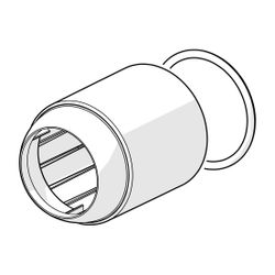 Hansa Abdeckkappe, ab 2011, Chrom, 59912511... HANSA-59912511 4015474072855 (Abb. 1)