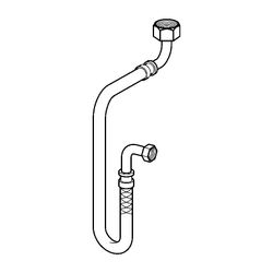 Hansa Schlauch, G 1/2" x G 1/2", Länge 80cm, 59912609... HANSA-59912609 4015474088696 (Abb. 1)