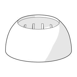 Hansa Abdeckkappe für Wasserhahn, Chrom, 59912647... HANSA-59912647 4015474085343 (Abb. 1)