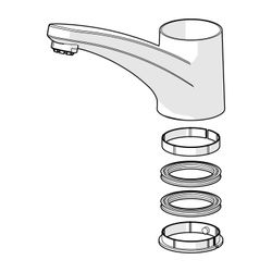 Hansa Auslauf Ausladung 203mm, Chrom, 59912711... HANSA-59912711 4015474095847 (Abb. 1)