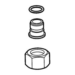 Hansa Minimat Anschlussnippel 59912848 G3/8 Chrom... HANSA-59912848 4015474121812 (Abb. 1)