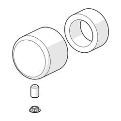 Hansa Knopf für Unterputz-Einbaukörper, Chrom, 59912871... HANSA-59912871 4015474122246 (Abb. 1)