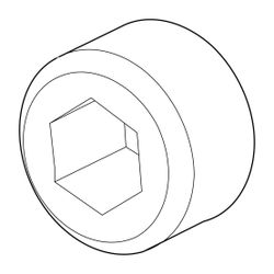 Hansa Schraube, Anschlussgröße M6x5, Schlüsselweite 3, 59912916... HANSA-59912916 4015474129139 (Abb. 1)
