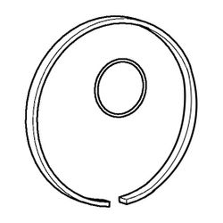 Hansa Gummidichtung für Unterputz-Einbaukörper, 59913045... HANSA-59913045 4015474136106 (Abb. 1)