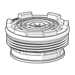 Hansa Luftsprudler mit Cascade Strahlregler, M21,5x1 Außengewinde, 59913128... HANSA-59913128 4015474160286 (Abb. 1)