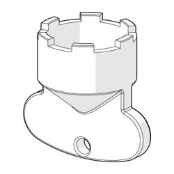 Hansa Schlüssel für Luftsprudler, M24x1, 59913134... HANSA-59913134 4015474160347 (Abb. 1)