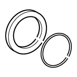 Hansa Rosette, Durchmesser 75mm, Chrom, 59913240... HANSA-59913240 4015474176287 (Abb. 1)