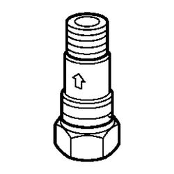 Hansa Rückflussverhinderer, G 3/8", 59913254... HANSA-59913254 4015474177475 (Abb. 1)