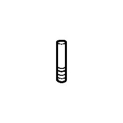 Hansa Stift M6, 21mm, Chrom, 59913284... HANSA-59913284 4015474178823 (Abb. 1)