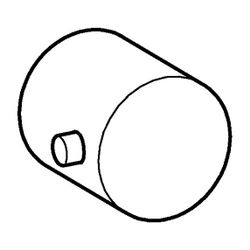 Hansa Griff für Unterputz-Einbaukörper, Hot, 59913336... HANSA-59913336 4015474200746 (Abb. 1)