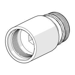 Hansa Gelenkstück M18,5x1, Chrom, 59913370... HANSA-59913370 4015474204409 (Abb. 1)
