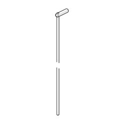 Hansa Zugstange mit Knopf, Chrom, 59913459... HANSA-59913459 4015474209916 (Abb. 1)