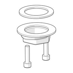Hansa Befestigungssatz für Wasserhahn, 59913479... HANSA-59913479 4015474214521 (Abb. 1)
