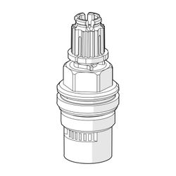 Hansa Oberteil, Anschlussgröße G 1/2", 59913491... HANSA-59913491 4015474217294 (Abb. 1)