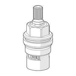 Hansa Oberteil, Anschlussgröße G 1/2", 59913691... HANSA-59913691 4015474253384 (Abb. 1)