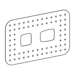 Hansa Matrix Collar für Unterputz-Einbaukörper, 59913695... HANSA-59913695 4015474253421 (Abb. 1)