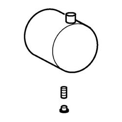 Hansa Griff für Unterputz-Einbaukörper, Chrom, 59913724... HANSA-59913724 4015474253667 (Abb. 1)