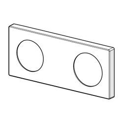 Hansa Deckplatte 75x75mm, Chrom, 59913734... HANSA-59913734 4015474254992 (Abb. 1)