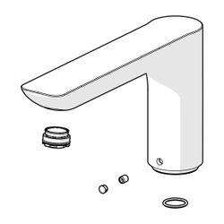 Hansa Auslauf Länge 180mm, Cascade Strahlregler, 59913736... HANSA-59913736 4015474255012 (Abb. 1)