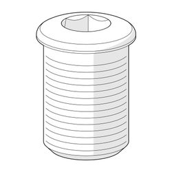 Hansa Schraube, Anschlussgröße M4x8, 59913851... HANSA-59913851 4015474258587 (Abb. 1)