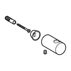 Hansa Wandbefestigung, Chrom, 59913859... HANSA-59913859 4015474258730 (Abb. 1)