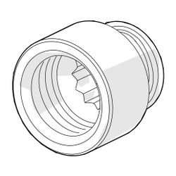 Hansa Verlängerungsschraubensatz, G 1/2", Schlüsselweite 12, 15mm, 59913863... HANSA-59913863 4015474258907 (Abb. 1)