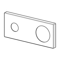 Hansa Deckplatte 75x75mm, Chrom, 59913866... HANSA-59913866 4015474258938 (Abb. 1)