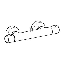 Hansa Thermostat, Thermostatkartusche zur Temperaturreglung, mit Rückflussverhinderer, ... HANSA-59913950 4015474268418 (Abb. 1)
