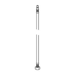 Hansa Anschlussschlauch Länge 55cm, G 3/8" x M8x1, 59913969... HANSA-59913969 4015474270428 (Abb. 1)