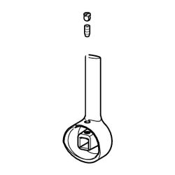 Hansa Ronda Hebel 2,5, Länge 83mm, Chrom, 59913985... HANSA-59913985 4015474270701 (Abb. 1)