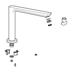 Hansa Auslauf Ausladung 189mm, Chrom, 59914002... HANSA-59914002 4015474271876 (Abb. 1)