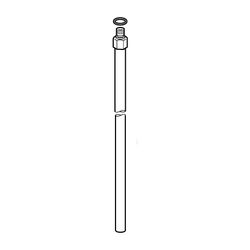 Hansa Anschlussrohr M8x1, Durchmesser 10mm, Länge 480mm, 59914009... HANSA-59914009 4015474272187 (Abb. 1)