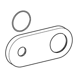 Hansa Rosette für Unterputz-Einbaukörper, Chrom, 59914020... HANSA-59914020 4015474272293 (Abb. 1)